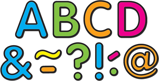 Teacher Created Resources Neon Brights Classic 2'' Magnetic Letters (TCR77189)