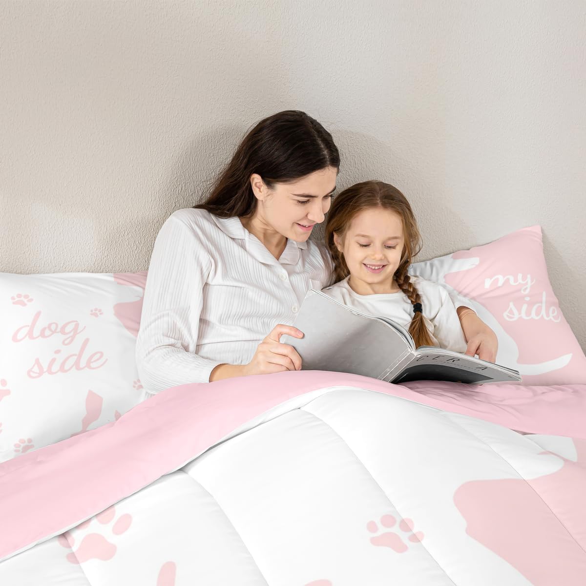 Castle Fairy Drum Kit Comforter Set,Musical Instruments Bedding Set for Kids Girls Women,Adults Rock Music Comforter,Neon Lighting Quilted Duvet Set Bedroom Collection Twin Size 2Pcs
