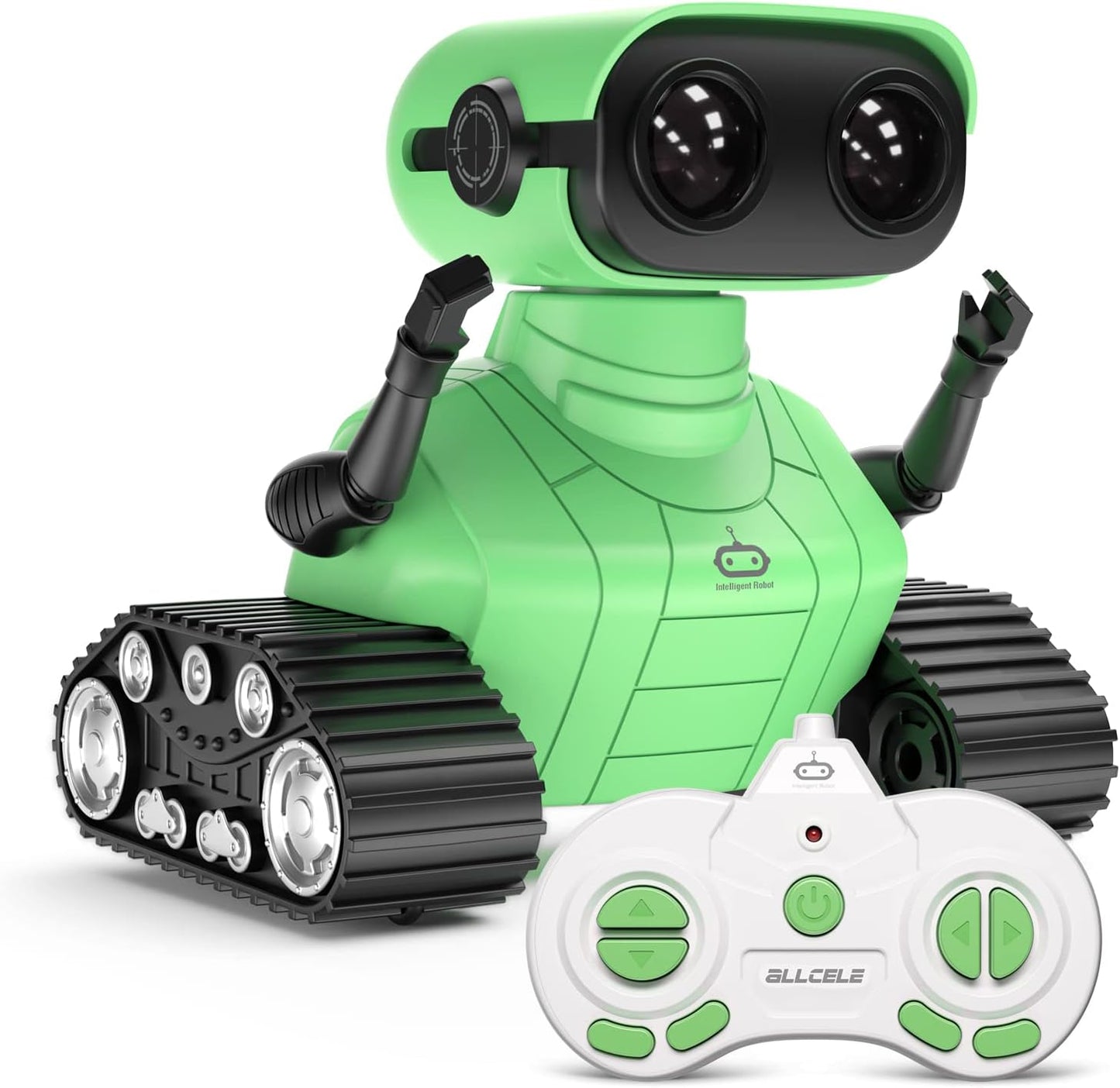ALLCELE LED RC Robot Toys for Girls with Programming, Music, Demo and LED Function, Remote Control Robot Toy, Gift for Girls 3-8 Years Old Blue Pink