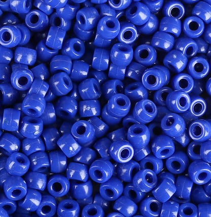 Red Pony Beads 1000Pcs 9mm Pony Beads Bulk Red Perler Beads for Friendship Bracelets Kandi Beads Hair Beads for Braids Beads for Crafts