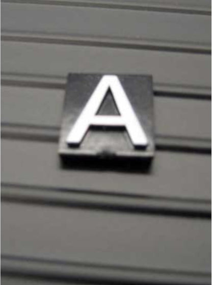 Quartet Characters for Magnetic Letter Boards, Helvetica Font, 1 Inch, 128 Characters per Set, White (M1)