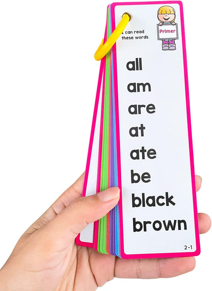 Lachilly 220 Sight Words Flashcards, High Frequency 220 Words, Beginning Reading, Kindergarten to 1st Grade, ESL Teaching Materials, Autism Learning Materials, Vocabulary Building