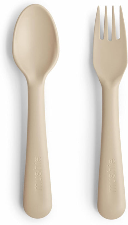 mushie Dinnerware Cups For Kids | Made in Denmark, Set of 2 (Ivory) - Colors A