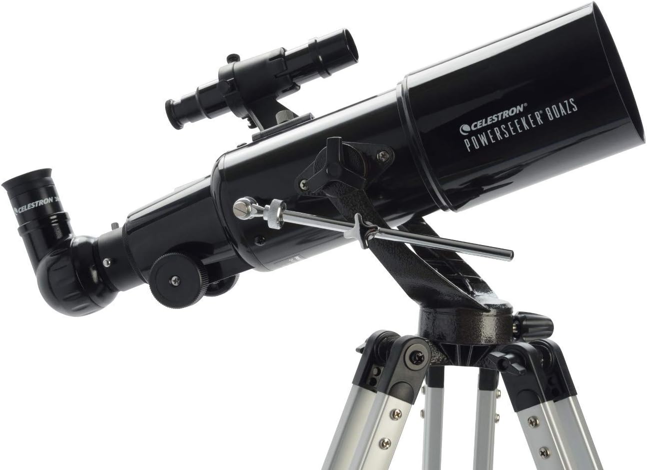 Celestron - PowerSeeker 50AZ Telescope - Manual Alt-Azimuth Telescope for Beginners - Compact and Portable - Bonus Astronomy Software Package - 50mm Aperture