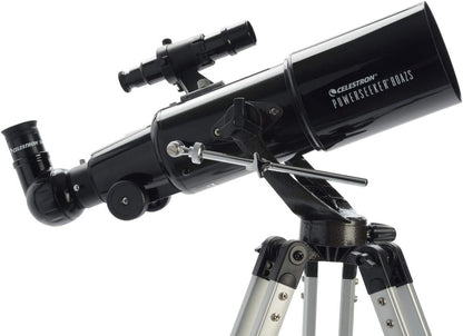 Celestron - PowerSeeker 50AZ Telescope - Manual Alt-Azimuth Telescope for Beginners - Compact and Portable - Bonus Astronomy Software Package - 50mm Aperture