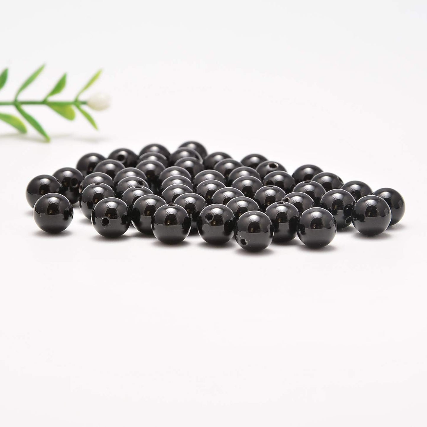 NCB 100pcs Original Natural Stone Beads Gemstone Round Loose Beads 6mm 8mm 10mm (Blue Aventurine, 6mm 100Beads) - Colors B