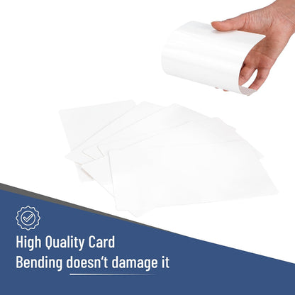 Mr. Pen- Dry Erase Index Cards, 5" x 8", 20 pcs, White, Large, Laminated, Whiteboard Cards for School, Work, Housework, Erasable Flashcards
