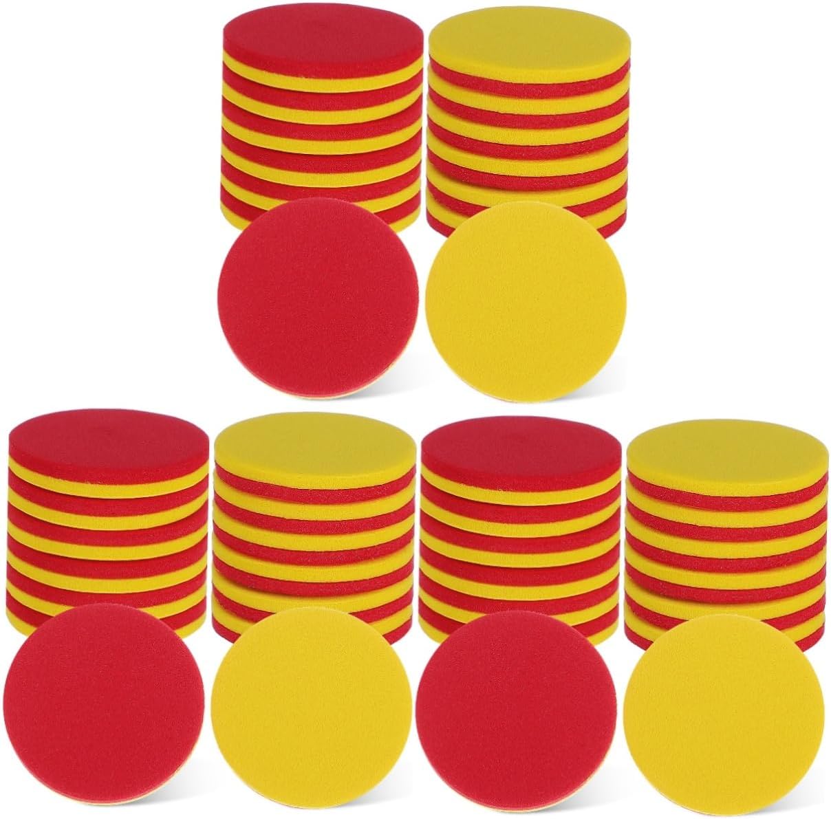 BESPORTBLE 3sets 100 Pcs Math Counters Dual Color Manipulatives for Bright Counting Chips for Learning DIY Projects and Educational Activities Blocks 100pcs*3