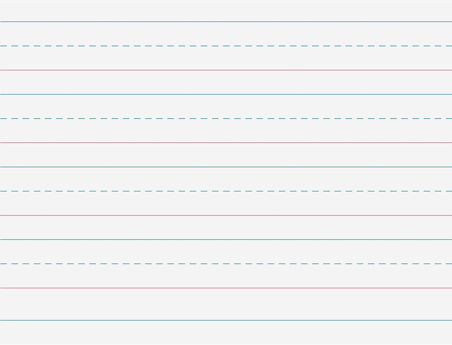 Pacon Handwriting Paper, Zaner-Bloser Grades Pre-K & K, 1-1/8" x 9/16" x 9/16" Ruled 10-1/2" x 8", Ruled Long, 40 Sheets