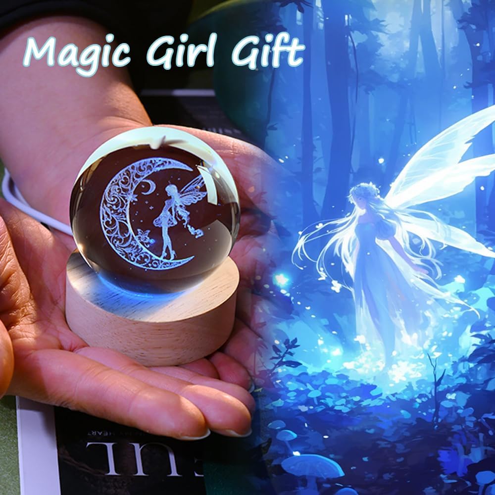 3D Solar System Crystal Ball Space Lover Model Themed Gifts 3D Planets Glass Ball 60mm Decorative Sphere Decor Astronomy Birthday Gift