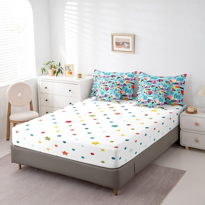 Erosebridal Chemical Equation Bed in a Bag Queen Comforter Set 7 Piece,Chemistry Bedding Sets Science Students Learning Gift Sheet Set with Comforter,Molecular Formula Education Bed Set - Colors A