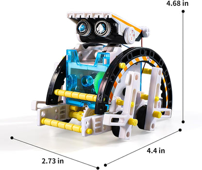 Lucky Doug Solar Power Robot Building Kits Toys for Boys Girls Ages 8-13, STEM Kit Gifts for Kids 8 9 10 11 12 13 Years, DIY Educational Science Building Robotic Set Gifts for Teenagers