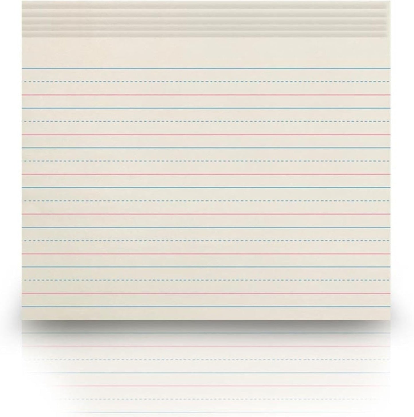 School Smart Zaner-Bloser Writing Paper, Handwriting Practice Lined Paper, Grade 2 to 3 Learning, 1/2 Inch Rule, 10-1/2 x 8 Inches, 500 Sheets