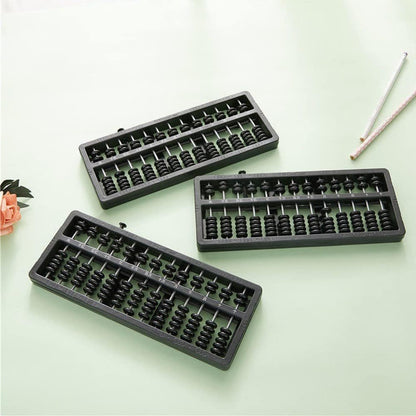 1 Piece Abacus 13 Digits, Abacus Chinese Vintage, Abacus Wooden, for Arithmetic Mathematic Education
