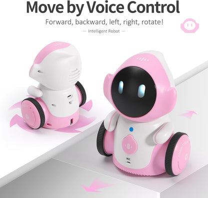 GILOBABY Interactive Robot for Kids Ages 3-8 – Rechargeable with Voice Control & Playback Mode – Educational Toy that Sings, Dances and Touch Control (Blue)