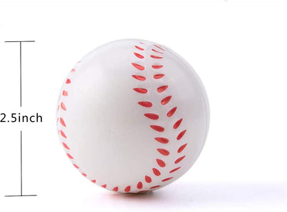 24 Pack Squeezable World Stress Balls for Kids Mini Earth Ball - Pressure Relieving Health Balls Globe Pattern Balls , School, Classroom, Party Favors (2.5" Inches)