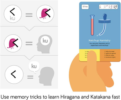 Dr. Moku's Hiragana & Katakana Flash Cards - Learn The Japanese Alphabet for Beginners