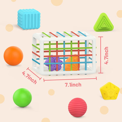 MINGKIDS Baby Toys 12-18 Months,Baby Sensory Fine Motor Skills Developmental Toys,Gifts for 6 9 12 18 Month Age 1 2 3 4 One Two Year Old Boys Girls Kids, multicolor