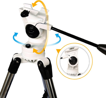Gskyer Telescope, 70mm Aperture 400mm AZ Mount Astronomical Refracting Telescope for Kids Beginners - Travel Telescope with Carry Bag, Phone Adapter and Wireless Remote.