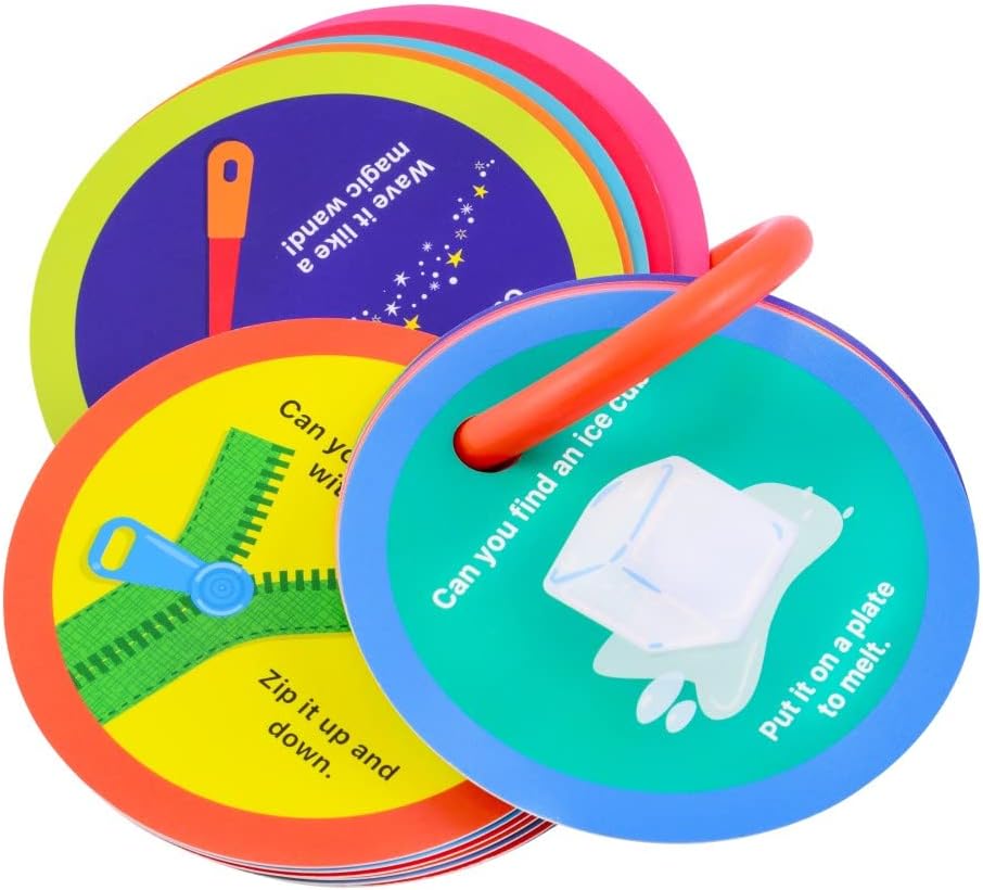 MOLLYBEE KIDS Toddler Scavenger Hunt Cards at Home, Toddler Activity, Ages 2, 3, Indoor Scavenger Hunt Game