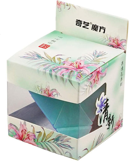 TANCH Qiyi Warrior W 3x3x3 Jelly Speed Cube Stickerless Transparent Magic Cube Puzzle Toy Colorful