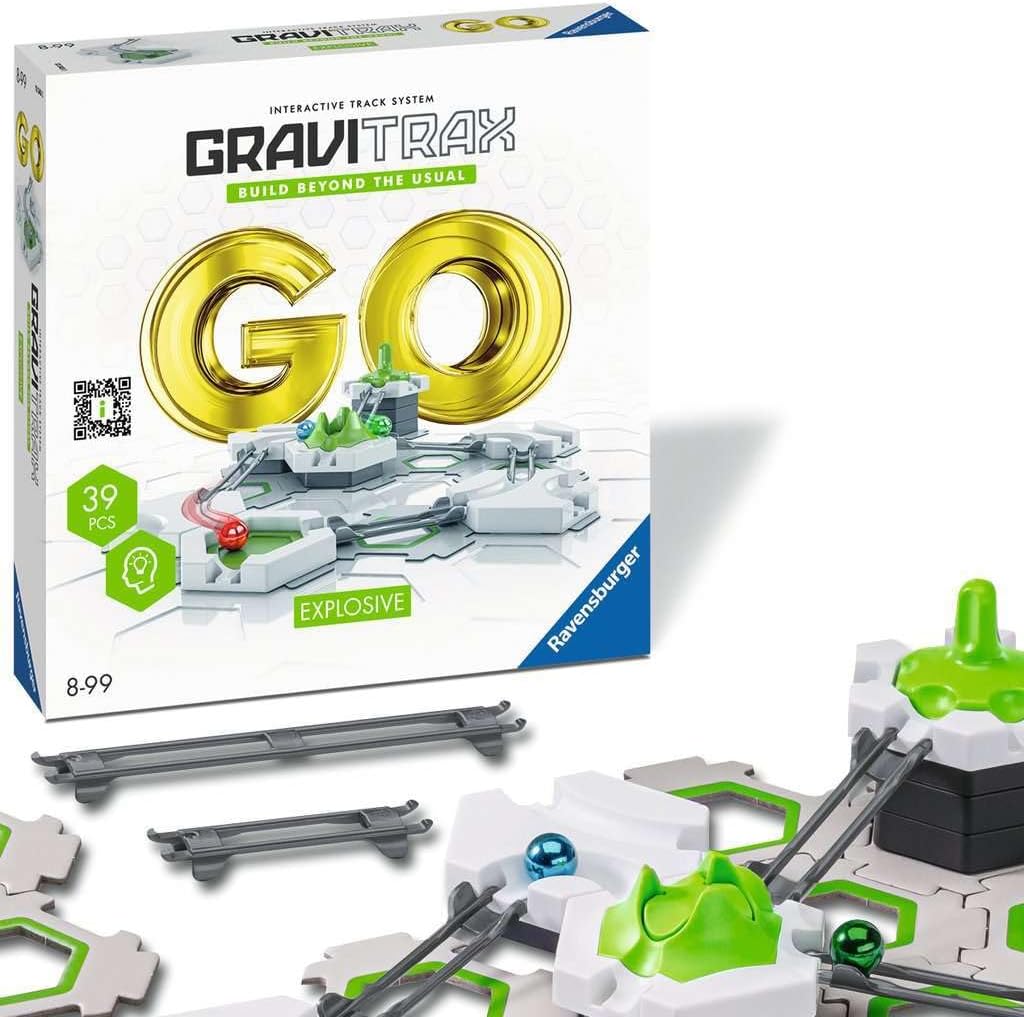 Ravensburger GraviTrax GO Explosive- Marble Run, STEM and Construction Toys for Kids Age 8 Years Up - Kids Gifts