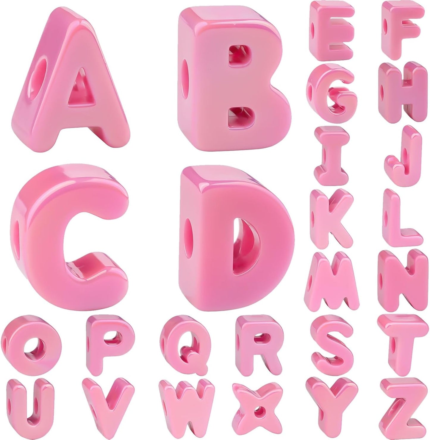 DoDoBeads 1270 Pcs Letter Beads Kit, White and Colorful Square Acrylic Alphabet Beads with Extra Vowels, Numbers & Spacers, Perfect for Friendship Bracelets
