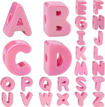 DoDoBeads 1270 Pcs Letter Beads Kit, White and Colorful Square Acrylic Alphabet Beads with Extra Vowels, Numbers & Spacers, Perfect for Friendship Bracelets