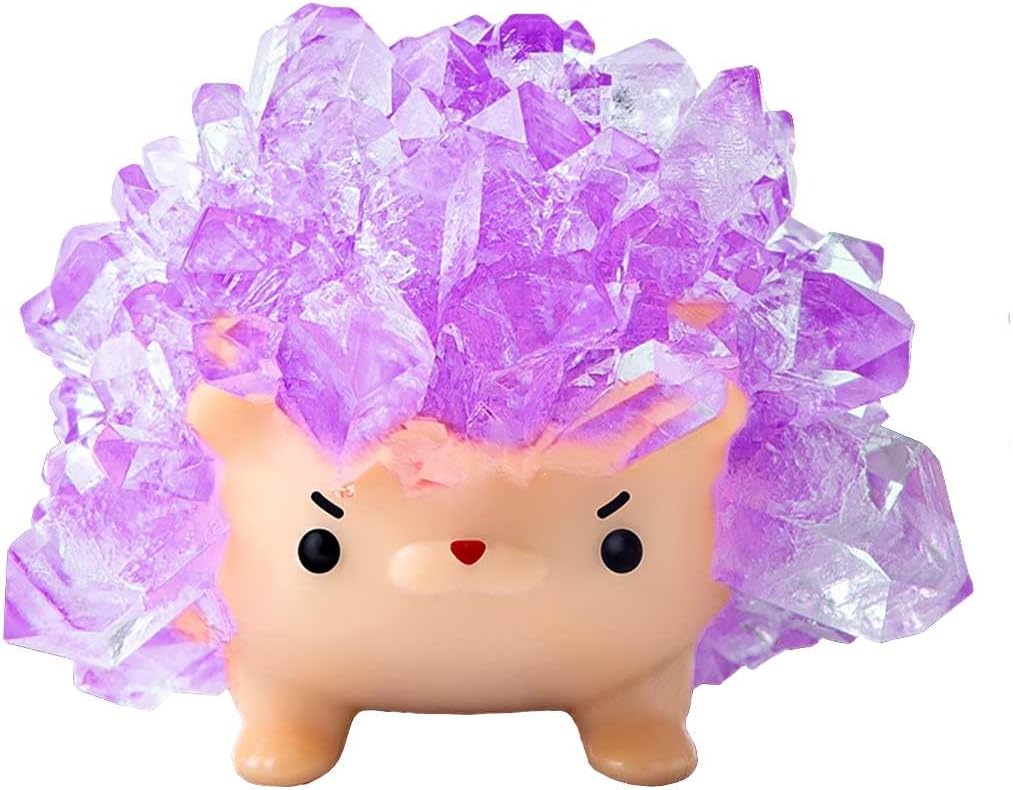 Crystal Growing Toys for Kids - Vibrant Colorful Crystal Hedgehog to Grow,Science Experiments Learning and Education for Kids STEM Gifts for Boys & Girls 8 Years + (Moss Green)