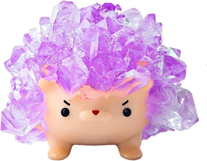 Crystal Growing Toys for Kids - Vibrant Colorful Crystal Hedgehog to Grow,Science Experiments Learning and Education for Kids STEM Gifts for Boys & Girls 8 Years + (Moss Green)