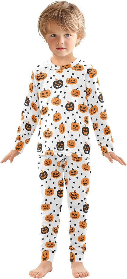 ALAZA Shark Starfish Palm Tree 2 Piece Pajama Set Long Sleeve Top and Pants Sleepwear Unisex - Colors B