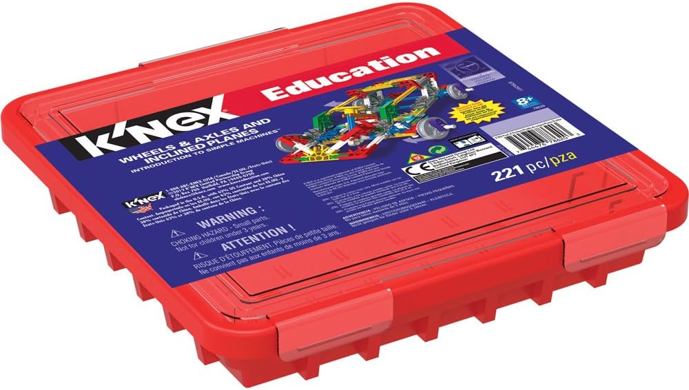 K'NEX Education - Intro to Simple Machines: Gears Set – 198 Pieces – Grades 3-5 – Engineering Education Toy