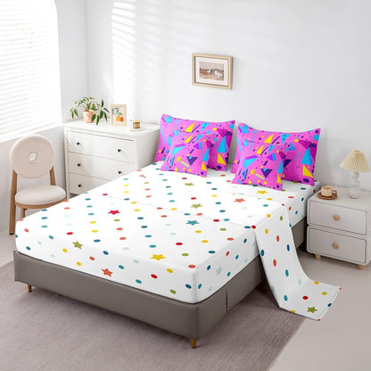 Erosebridal Chemical Equation Bed in a Bag Queen Comforter Set 7 Piece,Chemistry Bedding Sets Science Students Learning Gift Sheet Set with Comforter,Molecular Formula Education Bed Set - Colors A