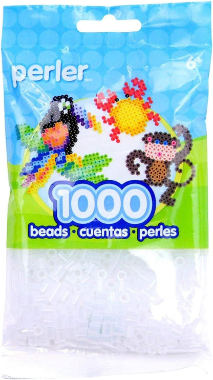 Perler Beads Fuse Beads for Crafts, 1000pcs, Yellow