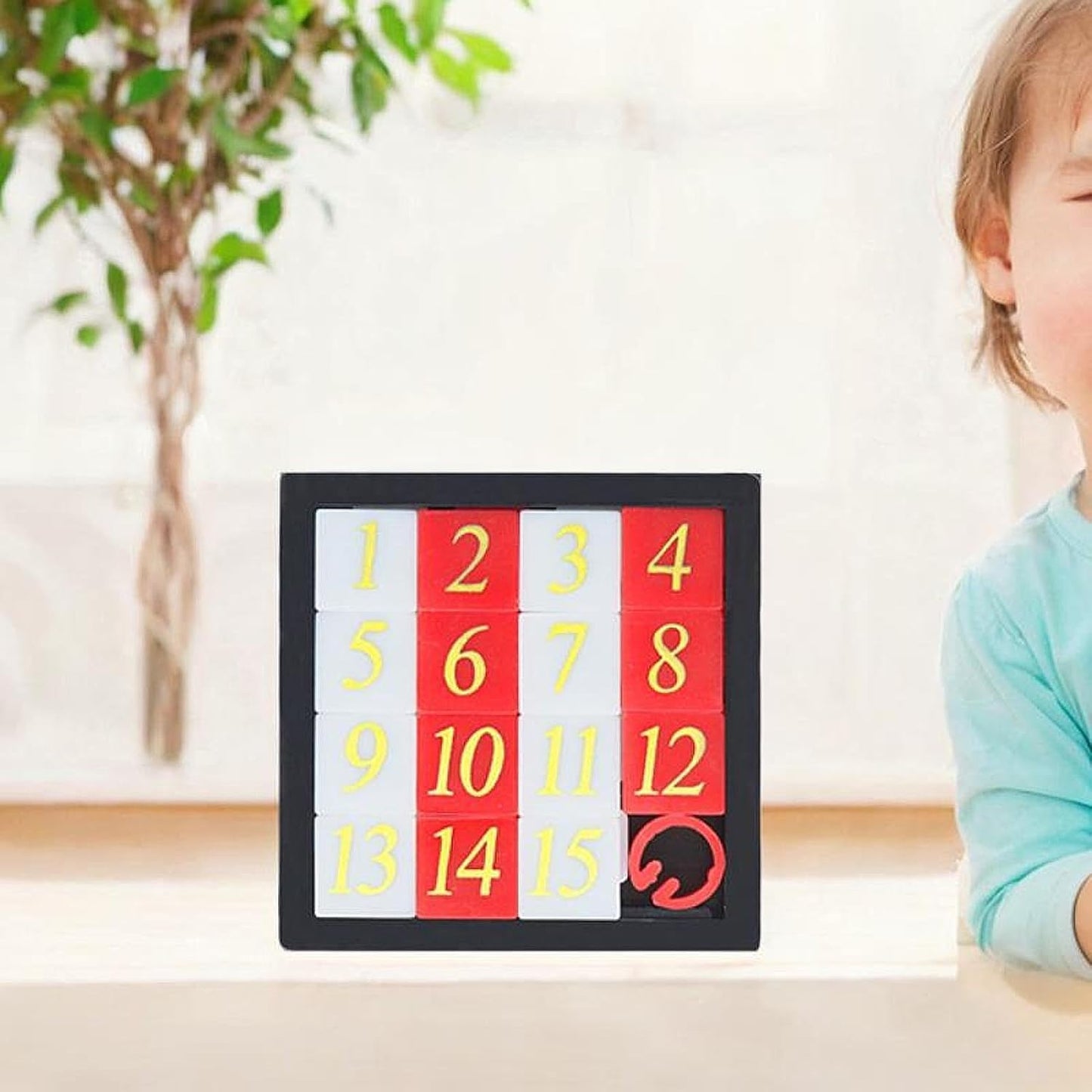 Sliding Number Puzzle Educational Logical Game Tangram