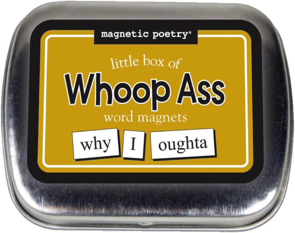 Magnetic Poetry - Little Box of Happiness Kit - Words for Refrigerator - Write Poems and Letters on The Fridge - Made in The USA
