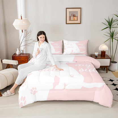 Castle Fairy Drum Kit Comforter Set,Musical Instruments Bedding Set for Kids Girls Women,Adults Rock Music Comforter,Neon Lighting Quilted Duvet Set Bedroom Collection Twin Size 2Pcs