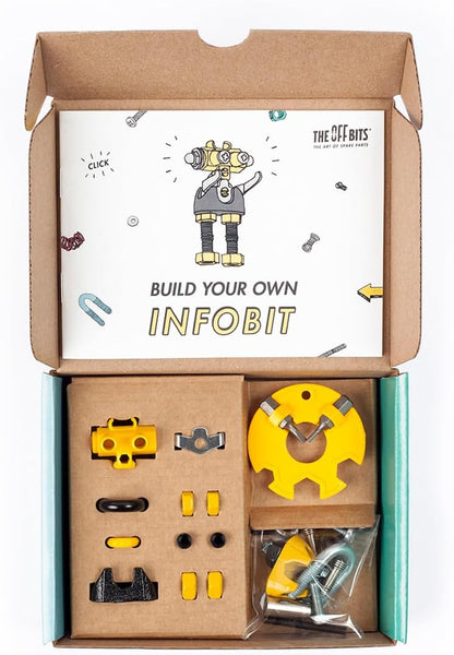 The Off Bits CareBit Build Your Own Robot Toy Construction Set, Educational Gift STEM Activities Learning Kit, Creative Build and Play Model Kit Steam Toys for 6 7 8 9 10+ Year Old Boys & Girls