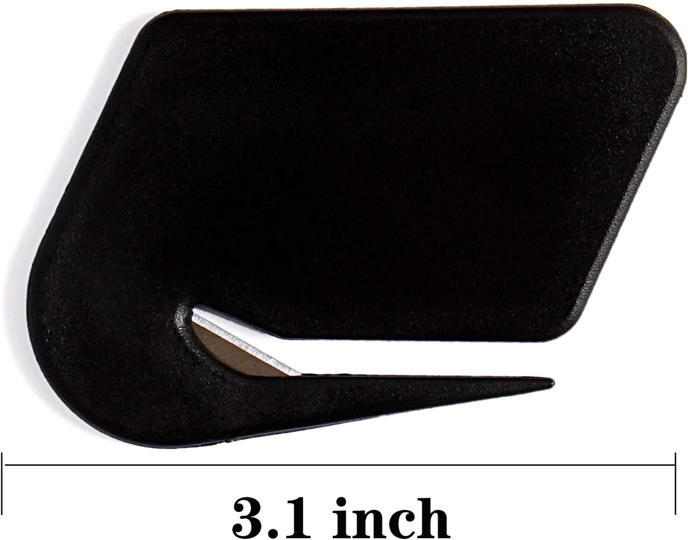 Magnetic Letter Openers Envelope,3 Pack,Envelope Opener Slitter,Mail Openers Blade with Magnet,Letter Opener for Women,Men,Office,Envelope Cutter (Black,White,Lake blue)