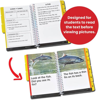 hand2mind Guided Phonics + Beyond Decodable Books Unit 2, CVC Books for Beginning Readers, Science of Reading Classroom Materials, Learn to Read Leveled Readers, Preschool Curriculum for Teachers