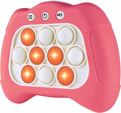 Intoypad Pop The Target! Handheld Speed Push Game Machine: A Fun Multiplayer Game for Family. Sensory Fidget Toy Christmas Toys Gifts for 6 7 8 9 10 11 12 Years Old Kids Road Trip Car Games Light Blue