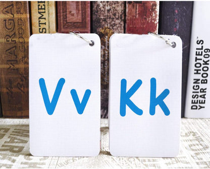 26PCS/Set ABC English Alphabet 26 Letters Child Flash Cards Baby Learning Toys Kids Gift Pre-Kindergarten