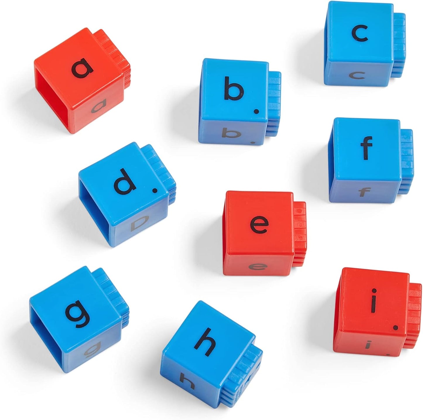 hand2mind Reading Rods Alphabet & Phonemic Awareness, Word Building Activities, Letter Blocks, CVC Words for Kindergarten, Spelling Toys, Reading Tools for Kids, Science of Reading Manipulatives