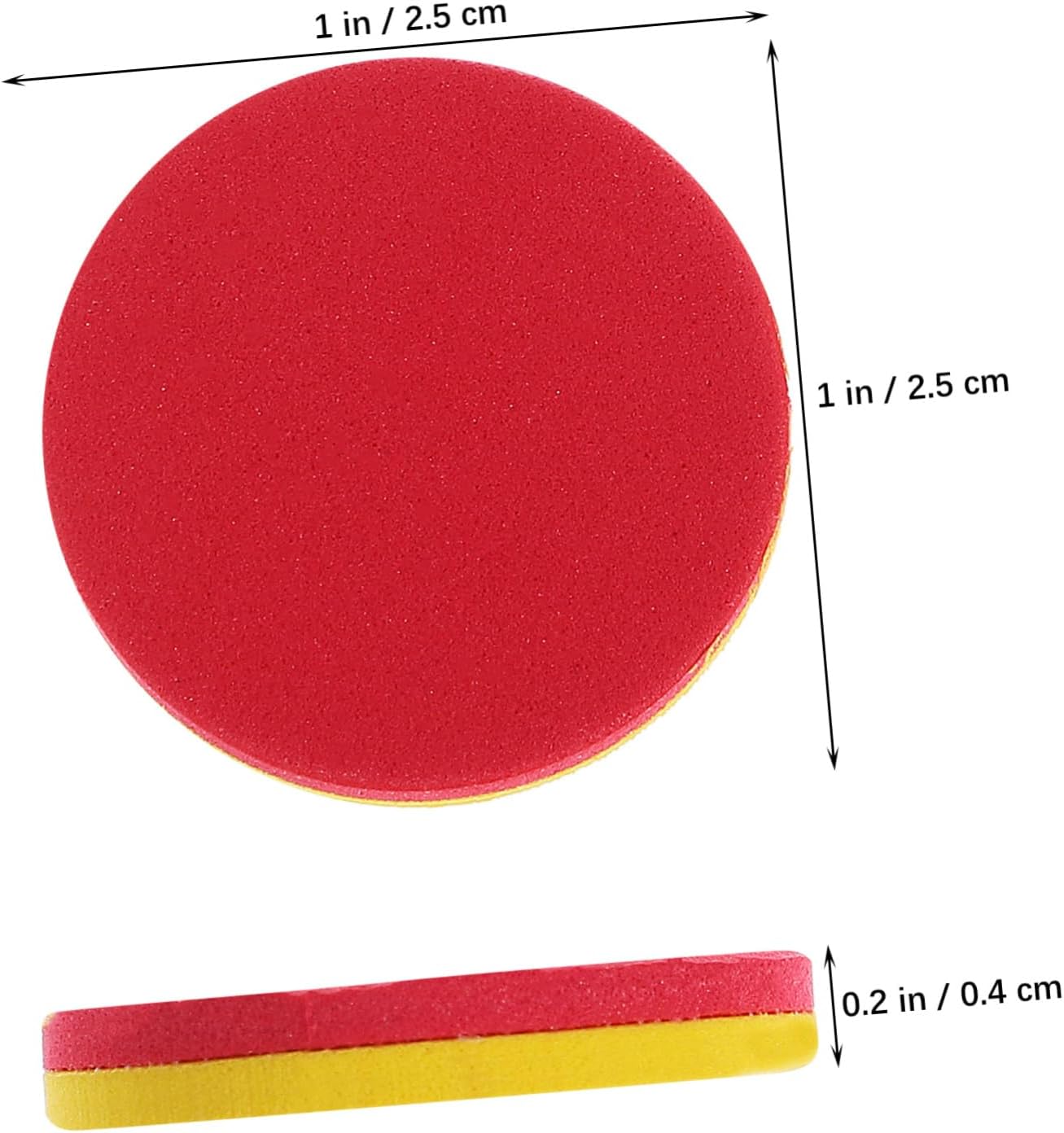 BESPORTBLE 2sets Discs Math Learning Counters Math Addition Math Counters Counting Blocks for Counting Blocks for Math Tokens Color Counting Chips 100pcs*2