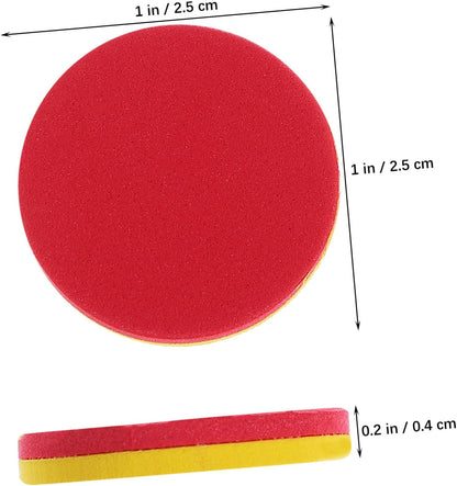 BESPORTBLE 2sets Discs Math Learning Counters Math Addition Math Counters Counting Blocks for Counting Blocks for Math Tokens Color Counting Chips 100pcs*2
