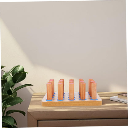 CALLARON Wooden Finger Rehabilitation Pegboard Set for Fine Motor Skills Hand-Eye Coordination Strengthening for Boys and Girls