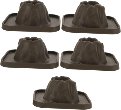 SEWACC 5pcs Volcanic Model School Figure Model Volcano Eruption Prop Science Kit for Kids Classroom Experiment