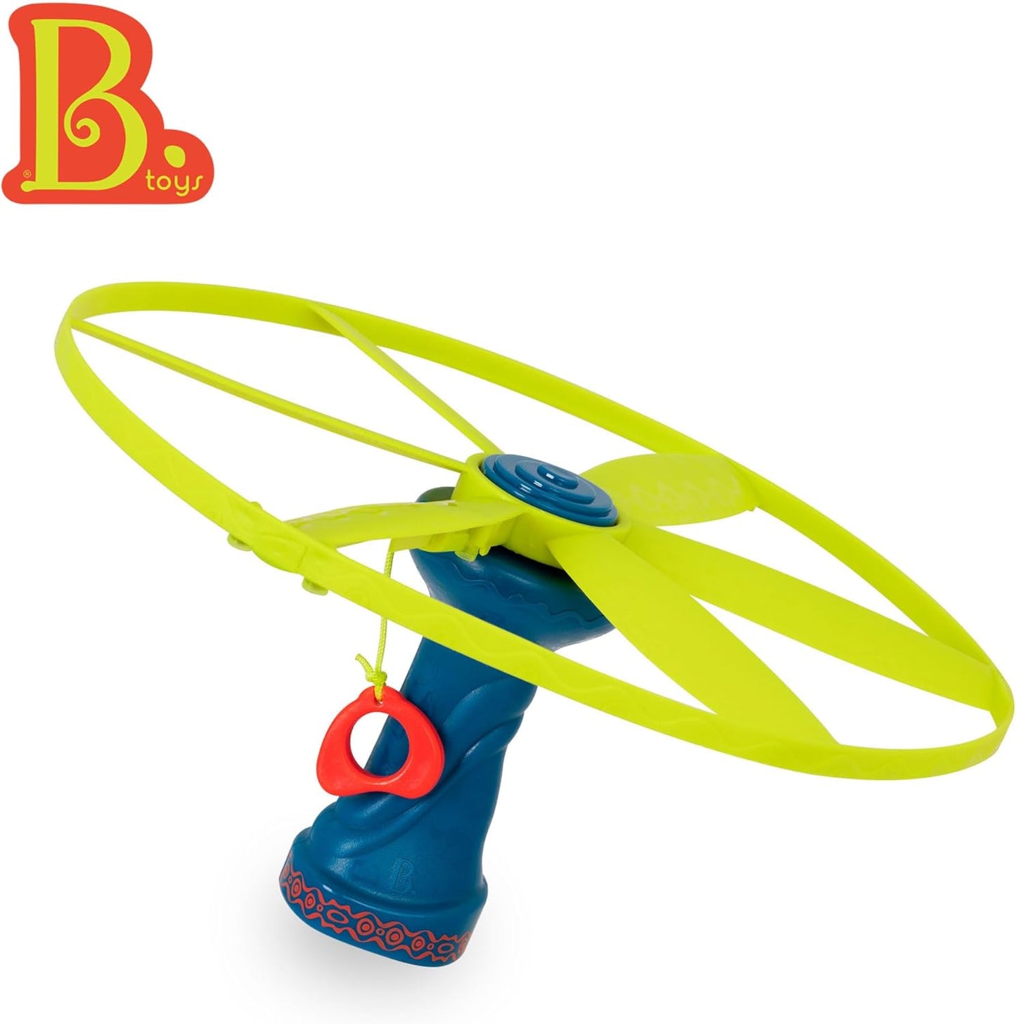 B. toys – Skyrocopter – Sports & Outdoors – Light – Up Disco Flyers – Flying Disc with Lights & Launcher for Kids 5 Years +