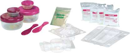 SMARTLAB Toys All Natural Spa Lab - 22Piece - 30 Soothing Spa Recipes - Includes 4 Bath Bomb Molds & 2 Lip Balm Pots