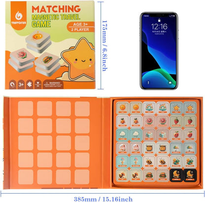 TRAVOFUN Magnetic Fishing Game Book - Travel Toys for Toddlers 3-5 - Car Road Trip Essentials & Airplane Activities for Kids - Montessori Learning Gift with 2 Poles & 27 Ocean Fish (Quiet & Portable)